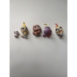Littlest Pet Shop Pets Lot Of 5 Figures Hasbro